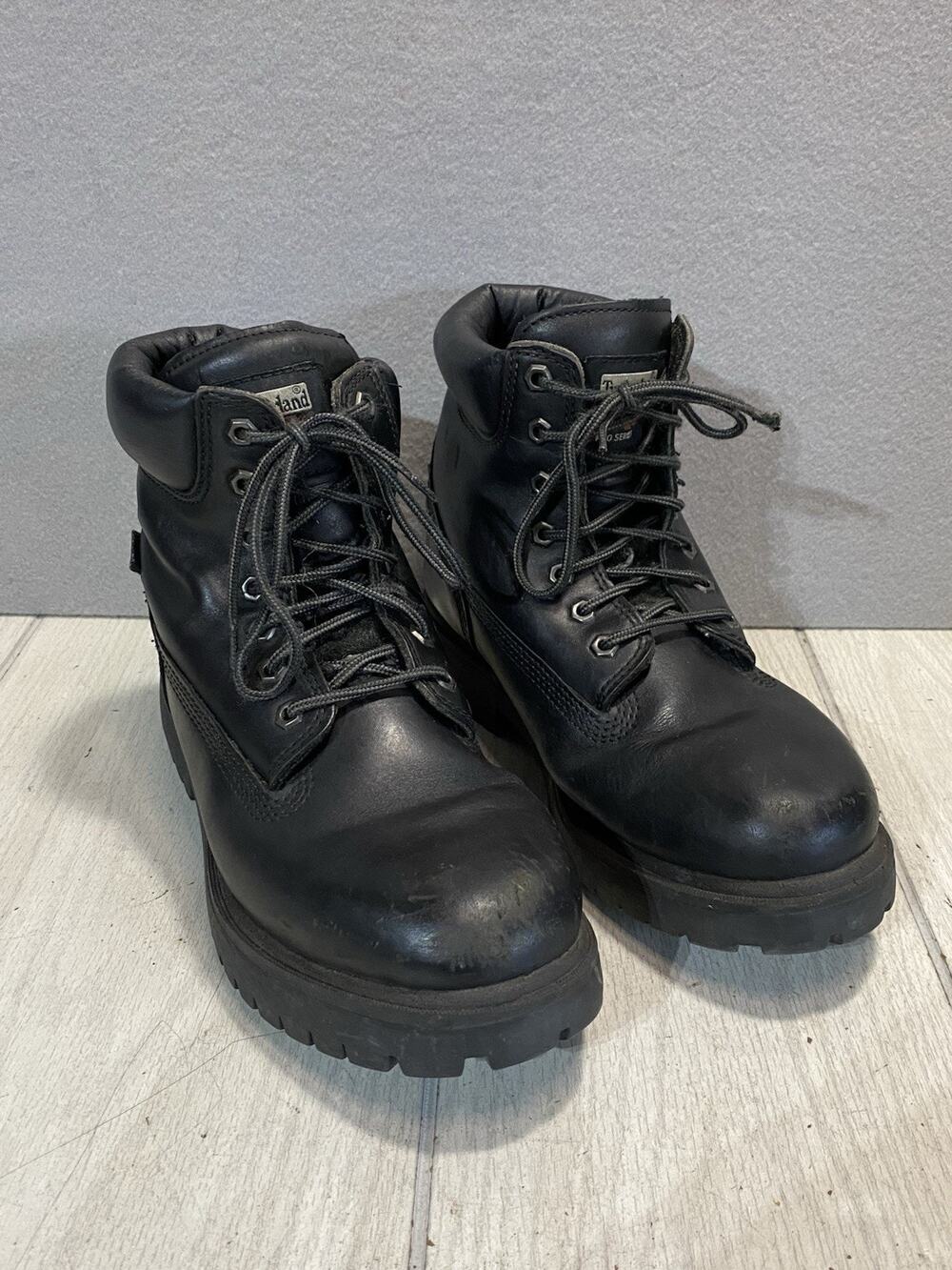 Timberland Pro Mens Direct Attach 6" 26036 Black Waterproof Work Boot Size 8M